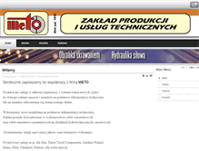 Tablet Screenshot of meto.com.pl